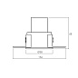 ART-RF-058 LED светильник встраиваемый безрамочный Downlight   -  Встраиваемые светильники 
